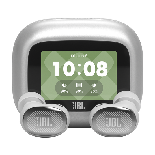JBL Live Buds 4 - Silver - True wireless Noise Cancelling earbuds - Hero