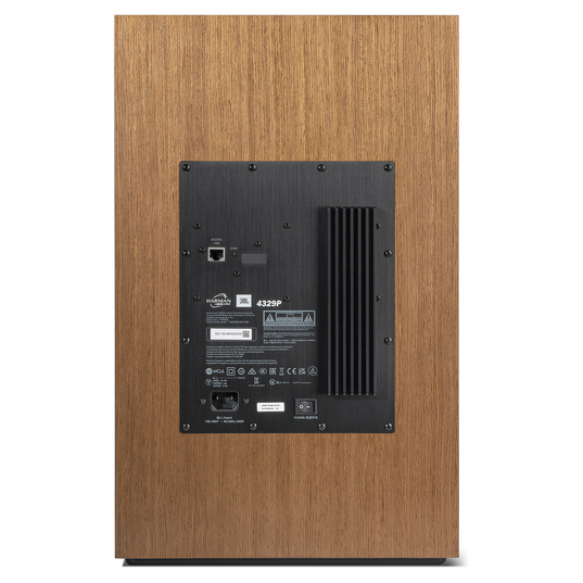 4329P Studio Monitor Powered Loudspeaker System - Natural Walnut - Powered Bookshelf Loudspeaker System - Detailshot 8