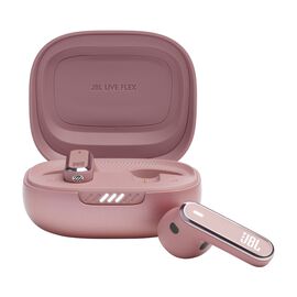 JBL Live Flex - Rose - True wireless Noise Cancelling earbuds - Hero JBL Live Flex - Rose - True wireless Noise Cancelling earbuds - Hero