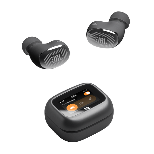 JBL Live Buds 4 - Black - True wireless Noise Cancelling earbuds - Top