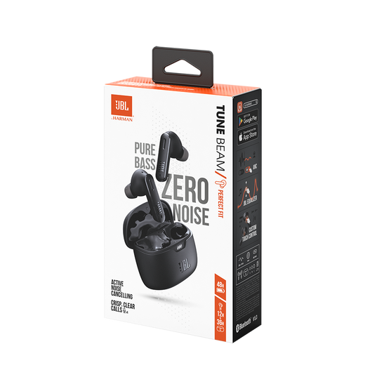 JBL Tune Beam - Black - True wireless Noise Cancelling earbuds - Detailshot 15