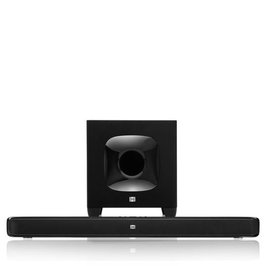 JBL Cinema SB400 - Black - 120-watt, wireless Cinema soundbar and subwoofer - Front