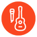 Koneksi mudah ke mikrofon, gitar, atau konsol DJ dengan dua input XLR