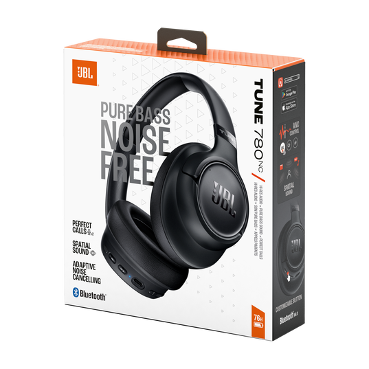 JBL Tune 780NC - Black - Wireless over-ear Noise Cancelling headphones - Detailshot 15