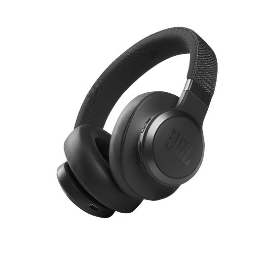 JBL Live 660NC - Black - Wireless over-ear NC headphones - Hero
