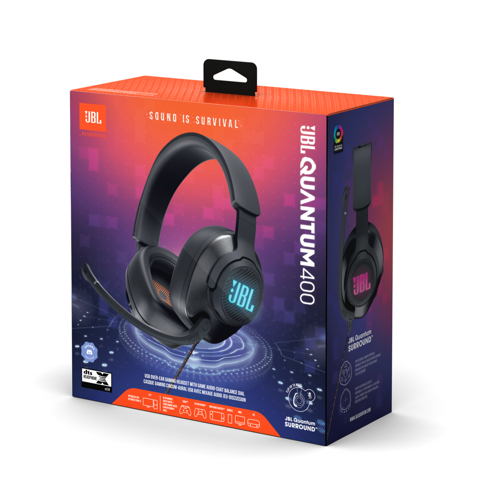JBL Quantum 400 | Headset gaming PC 