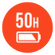 Up to 50 hours of battery life and Speed Charge