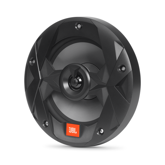 Club Marine MS8LB - Black Matte - Club Marine MS8LB—8" (200mm) two-way marine audio multi-element speaker with RGB lighting – Black - Hero