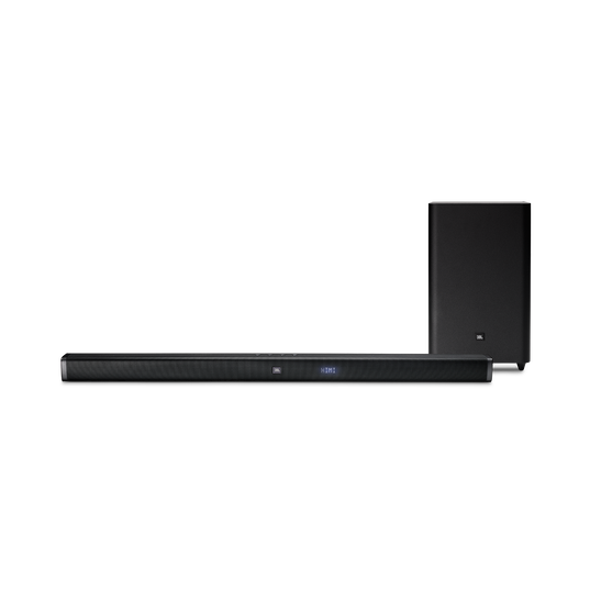 JBL Bar 2.1 - Black - 2.1-Channel Soundbar with Wireless Subwoofer - Front