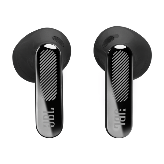 JBL Live Flex 4 - Black - True wireless Noise Cancelling earbuds - Front