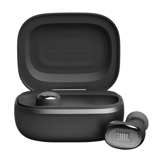 JBL Live Buds 4 - Black - True wireless Noise Cancelling earbuds - Bottom