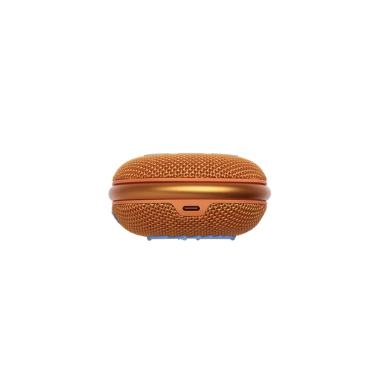 JBL Clip 4 - Orange - Ultra-portable Waterproof Speaker - Bottom