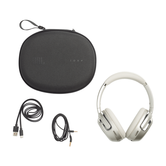JBL Tour One M2 - Champagne - Wireless over-ear Noise Cancelling headphones - Detailshot 6