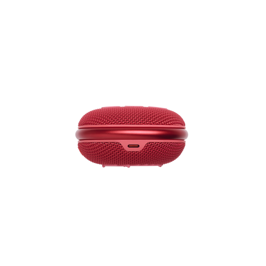 JBL Clip 4 - Red - Ultra-portable Waterproof Speaker - Bottom