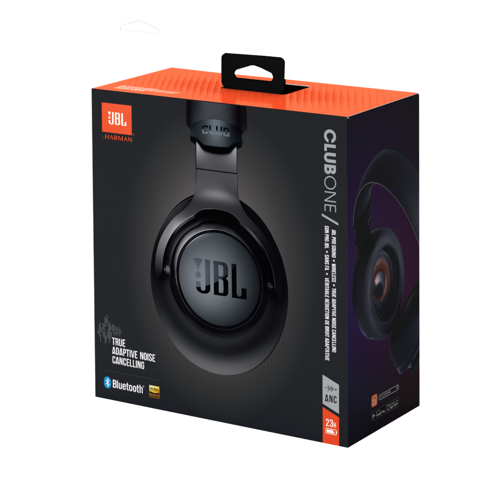 JBL CLUB ONE | Wireless, over-ear, True Adaptive Noise Cancelling  headphones inspired by pro musicians