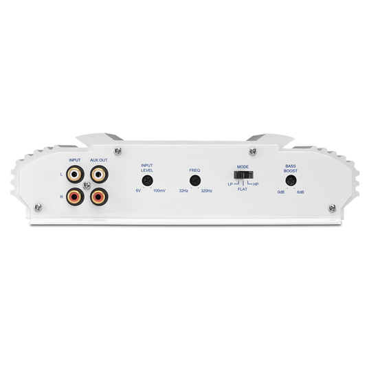 MA 6002 - White - 2-Channel Full-Range Marine Amplifier (60x2) - Detailshot 1