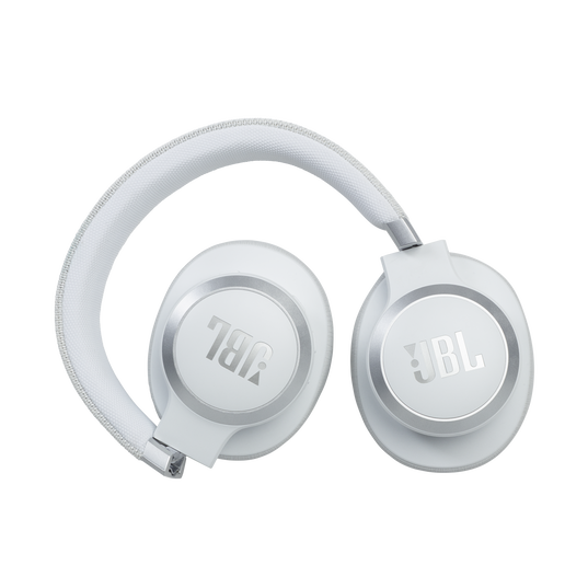 JBL Live 660NC - White - Wireless over-ear NC headphones - Detailshot 2