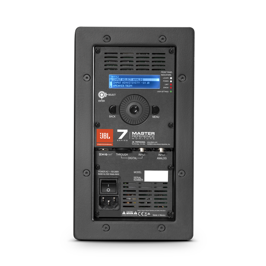 JBL 705P - Black - 5" Bi-Amplified Master Reference Monitor - Back