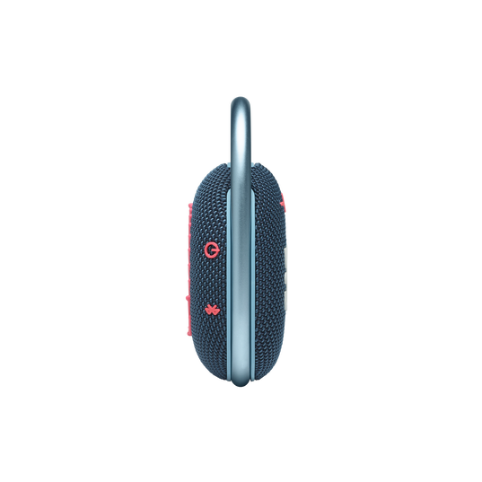 JBL Clip 4 - Blue / Pink - Ultra-portable Waterproof Speaker - Left