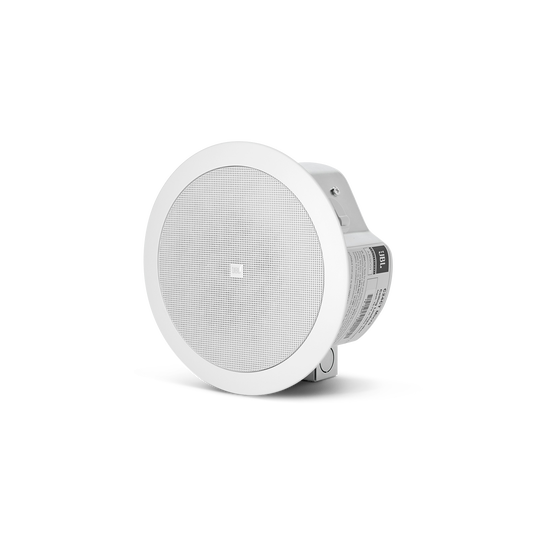 JBL Control 24CT Micro - White - Background Music Ceiling Loudspeaker w/9 Watt Multitap Transformer - Hero