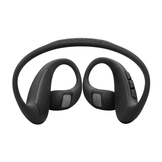 JBL Endurance Pace - Black / Gray - Open-Ear Sport Headphones - Front