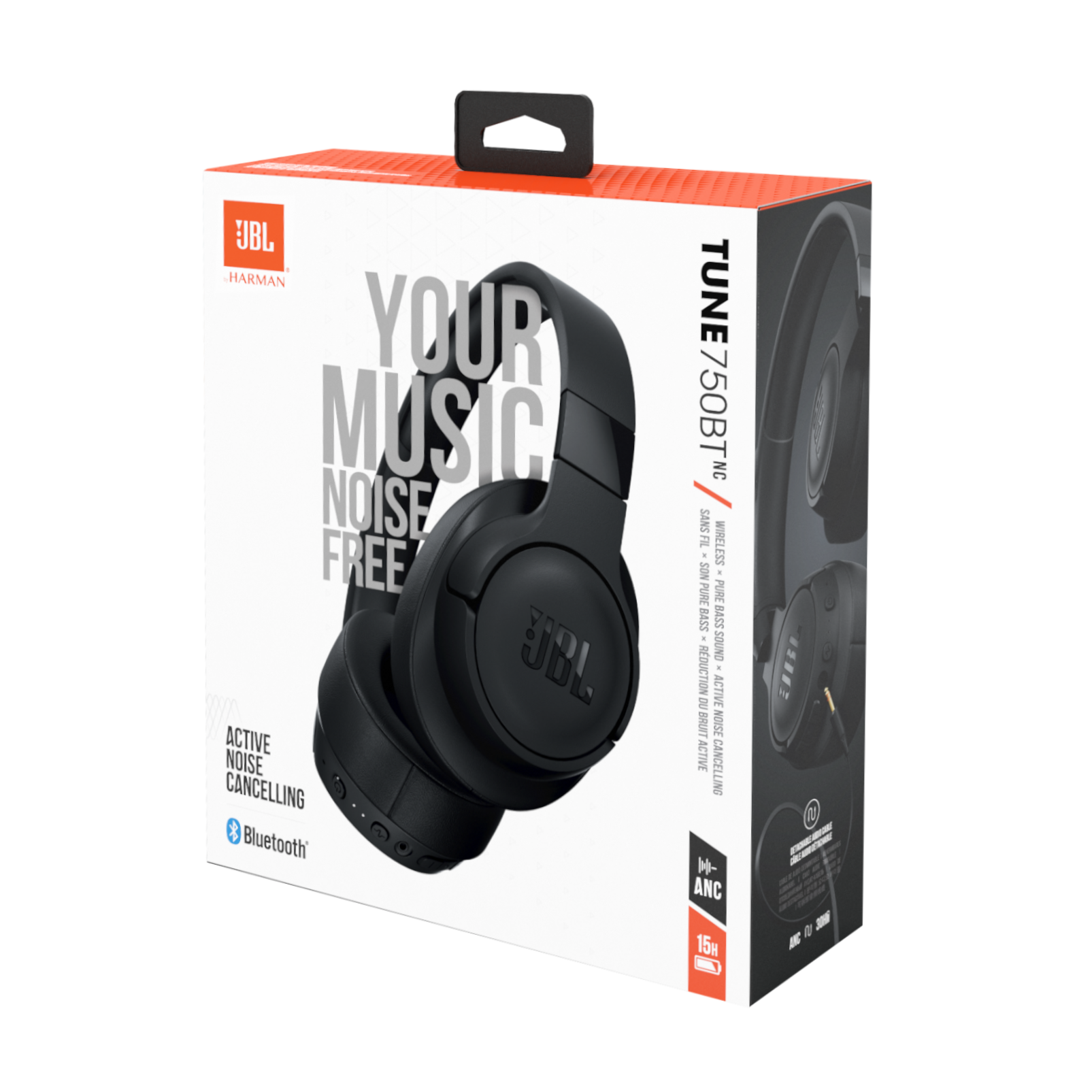 JBL Tune 750BTNC | Headphone ANC Over-Ear Nirkabel