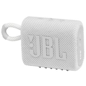 JBL Go 3 - White - Portable Waterproof Speaker - Hero