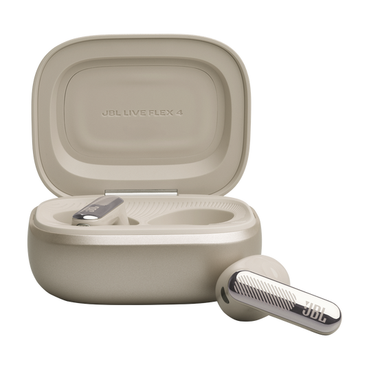 JBL Live Flex 4 - Champagne - True wireless Noise Cancelling earbuds - Bottom