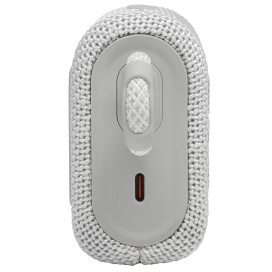 JBL Go 3 - White - Portable Waterproof Speaker - Left