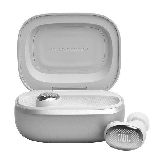 JBL Live Buds 4 - Silver - True wireless Noise Cancelling earbuds - Bottom
