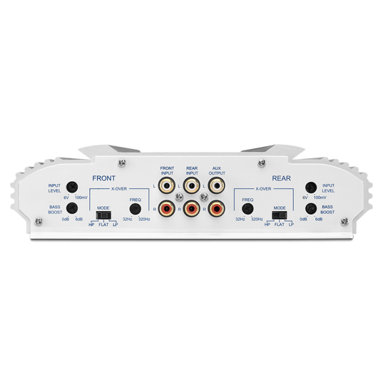 MA 6004 - Black - 4-Channel Full-Range Marine Amplifier (60x4) - Back