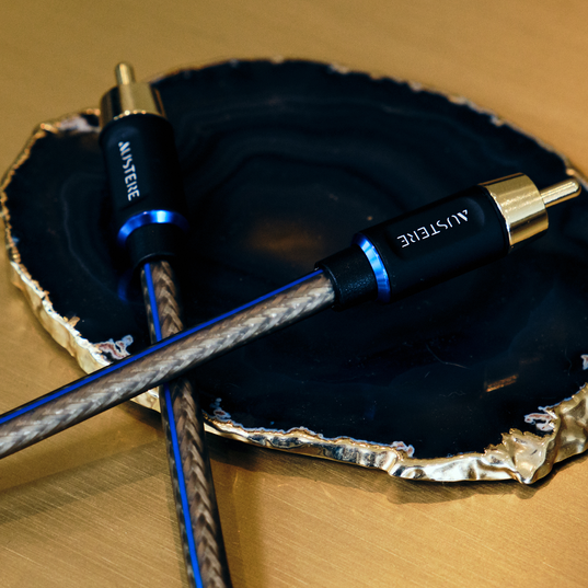 Austere V Series Subwoofer Cable 5.0m - Black - Austere V series subwoofer 5.0m  cable - Back