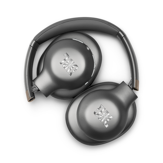 JBL EVEREST™ 710 - Gun Metal - Wireless Over-ear headphones - Detailshot 1