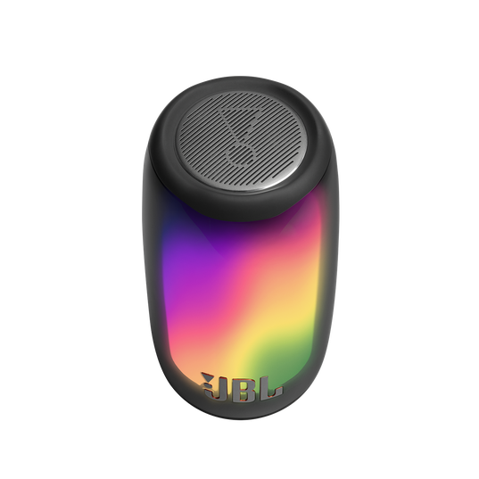 JBL Pulse 5 - Black - Portable Bluetooth speaker with light show - Top