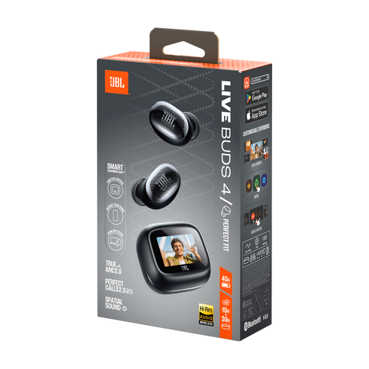 JBL Live Buds 4 - Black - True wireless Noise Cancelling earbuds - Detailshot 15