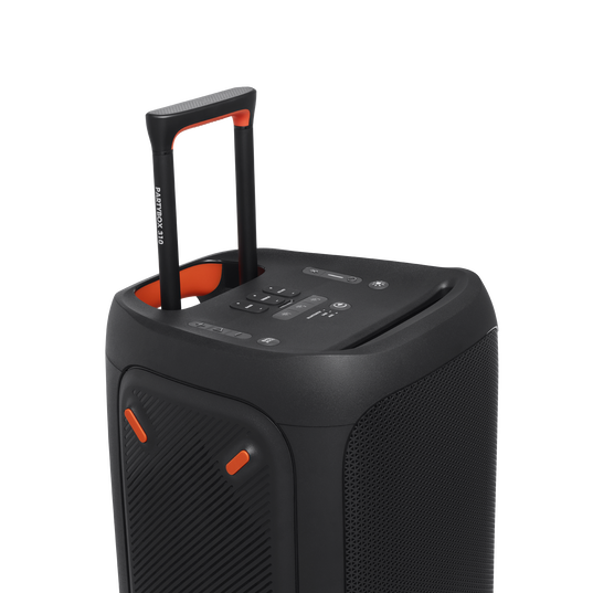 JBL Partybox 310 - Black - Portable party speaker with dazzling lights and powerful JBL Pro Sound - Detailshot 4