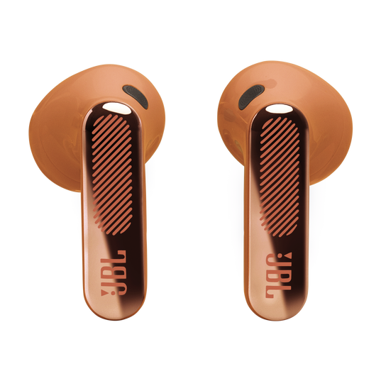 JBL Live Flex 4 - Orange - True wireless Noise Cancelling earbuds - Front