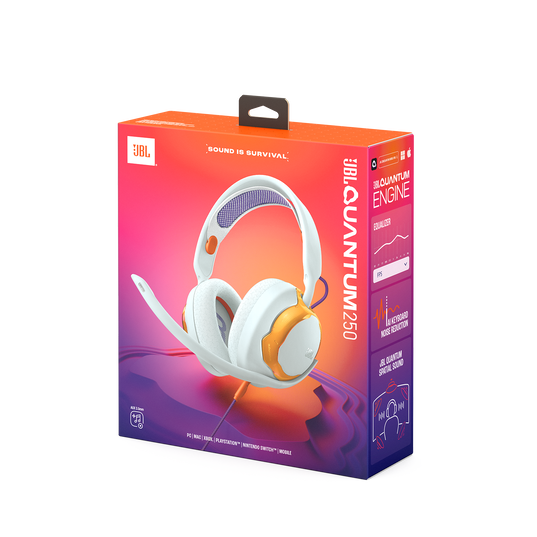 JBL Quantum 250 - Teal - Wired multiplatform gaming headset - Detailshot 15