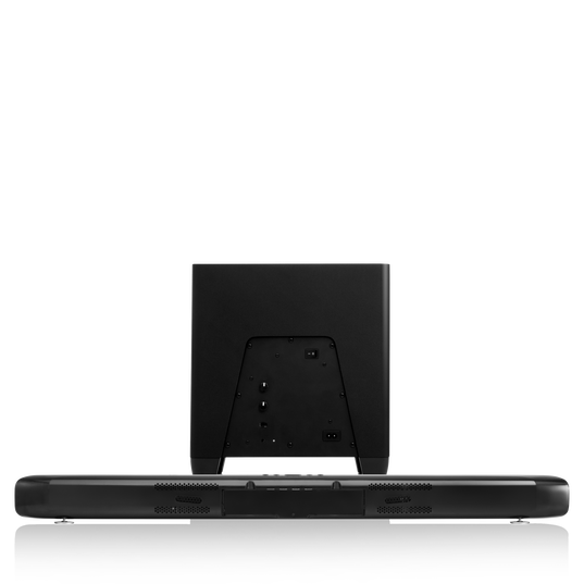 JBL Cinema SB400 - Black - 120-watt, wireless Cinema soundbar and subwoofer - Back