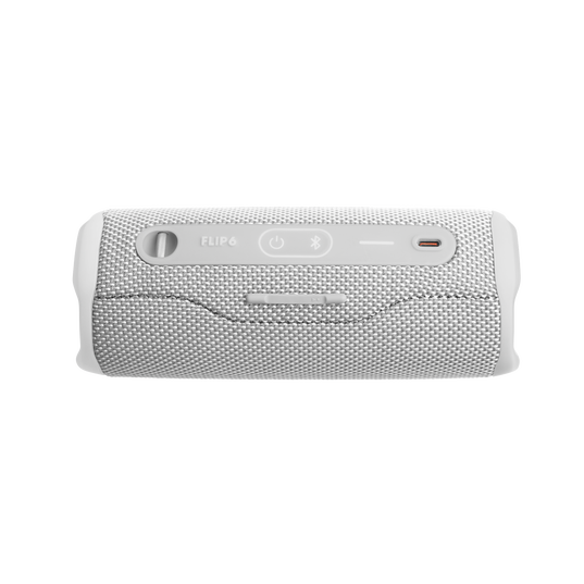 JBL Flip 6 - White - Portable Waterproof Speaker - Bottom