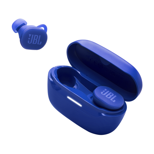 JBL Endurance Race 2 - Blue - Waterproof sports true wireless earbuds - Detailshot 5