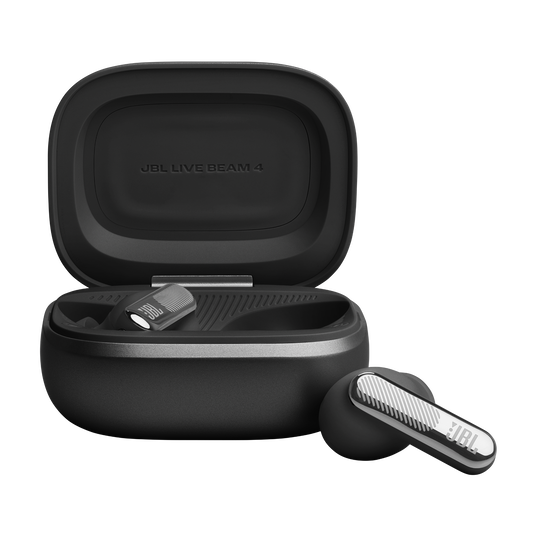 JBL Live Beam 4 - Black - True wireless Noise Cancelling earbuds - Bottom