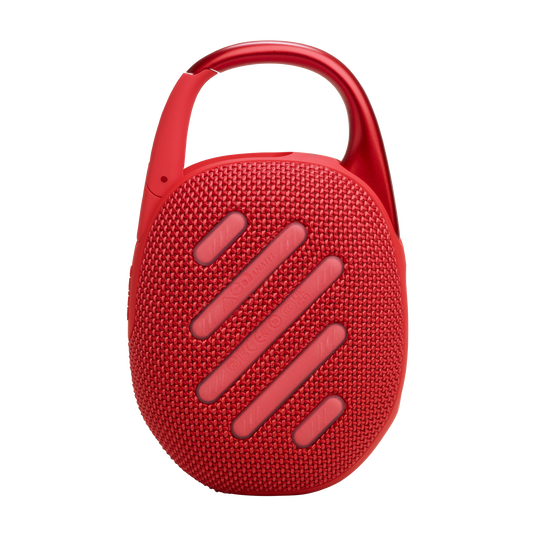JBL Clip 5 - Red - Ultra-portable waterproof speaker - Back