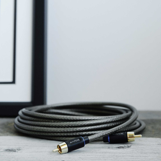 Austere V Series Subwoofer Cable 5.0m - Black - Austere V series subwoofer 5.0m  cable - Front