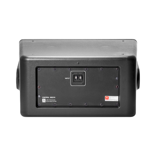 JBL Control SB2210 - Black - Dual 10&rdquo; Compact Subwoofer - Back