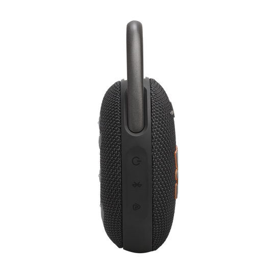 JBL Clip 5 - Black - Ultra-portable waterproof speaker - Left