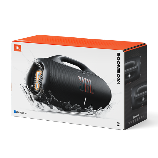 JBL Boombox 4 - Black - Most powerful JBL portable waterproof speaker with massive JBL Pro Sound - Detailshot 3