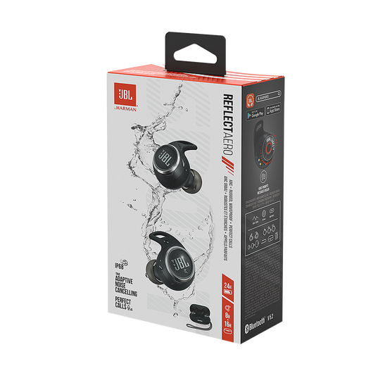 JBL Reflect Aero TWS - Black - True wireless Noise Cancelling active earbuds - Detailshot 10