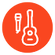 Input mikrofon dan gitar