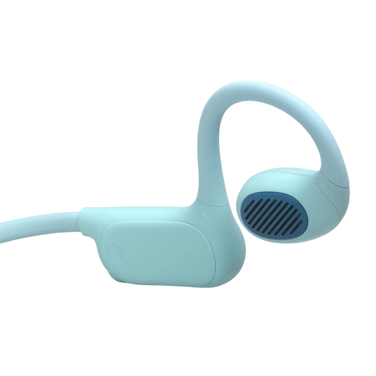 JBL Junior Free - Teal - Wireless open-ear kids headphone - Back